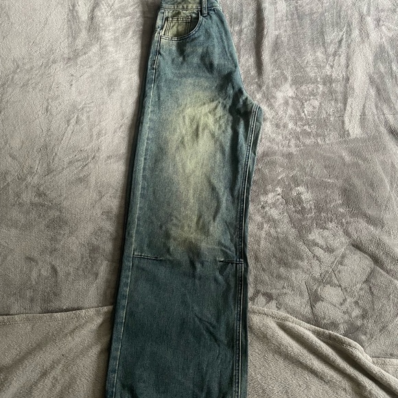 Vintage gradient wash straight leg jeans - Picture 6 of 7